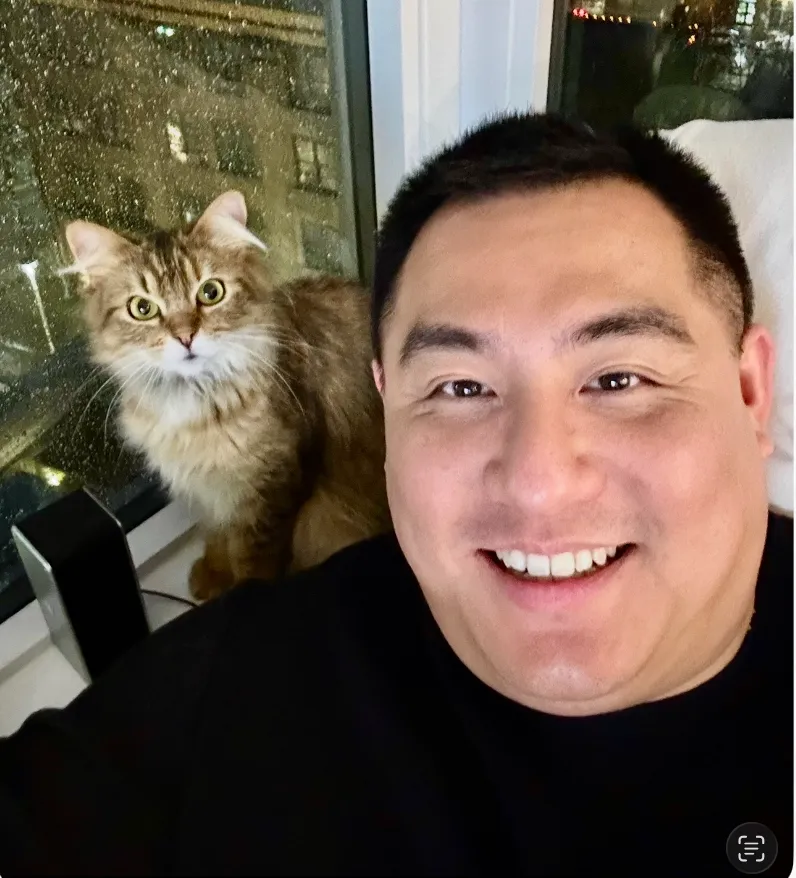 Oscar Poon in 2022, weighing 280 LBS before adopting the LS Diet low-starch, low-sugar lifestyle